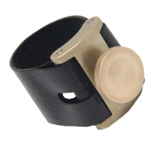 Saxophone Mouthpiece Clip for Alto Saxophone Ligature, PU Metal Alto Sax Accessories, Durable Ligature Parts