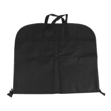 2Stk Garment Bag Für Anzüge Schwarzes Oxford-Stoff Staubschutz Reise