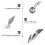 Mlins  4 Pcs Bakery Decorating Tools Comfortable Handle Spoon 8