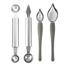 Mlins 4 Pcs Bakery Decorating Tools Comfortable Handle Spoon