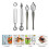 Mlins  4 Pcs Bakery Decorating Tools Comfortable Handle Spoon 10