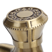 G1/2 Wall Mount Brass Laundry Faucet 9x13cm Brushed Finish