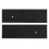 Innovative DIY Wall Clock Mirror Surface Sticker 120x120cm Black 16