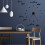 Innovative DIY Wall Clock Mirror Surface Sticker 120x120cm Black 3