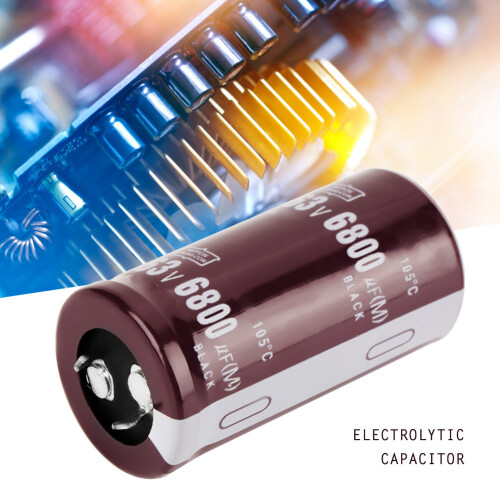 2pcs 63V 6800uF Electrolytic Capacitor 25  50mm 2
