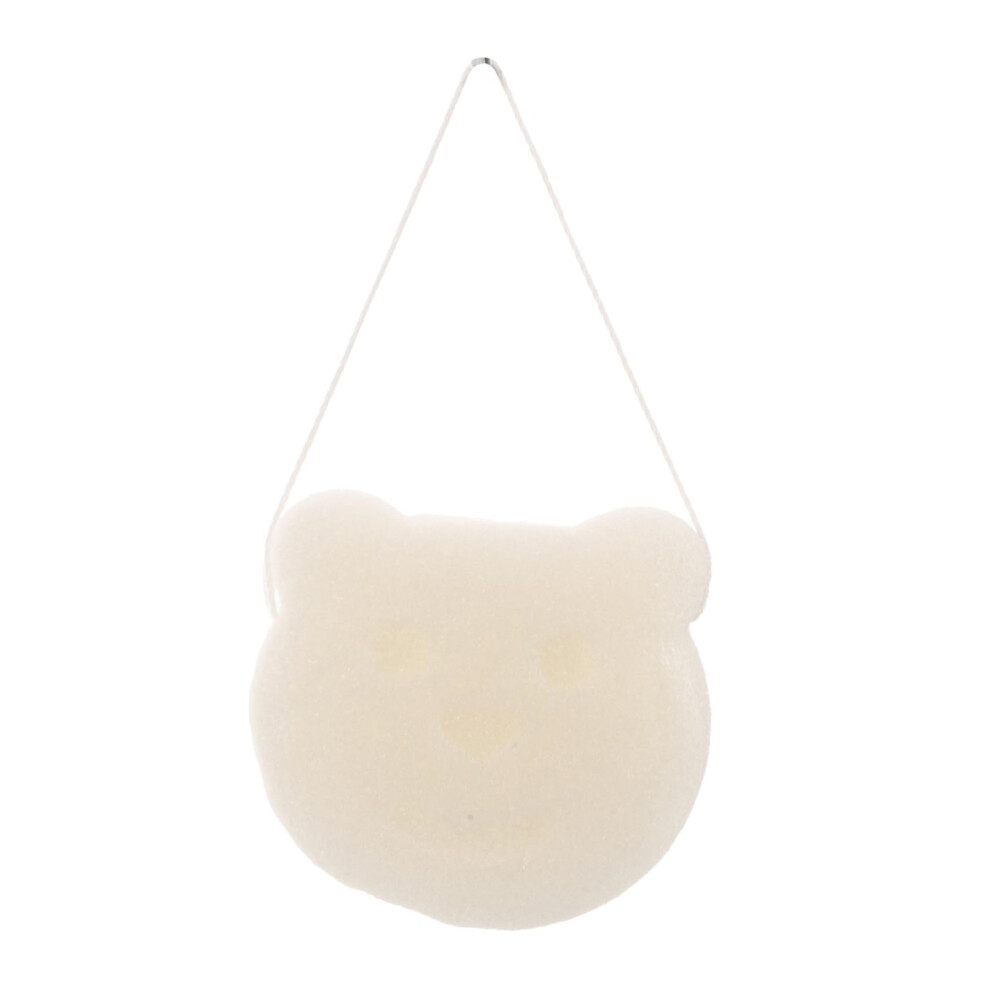 Soft Bath Sponge for Newborns, Gentle Muslin Scrubber, Rich Lather for Face and Scalp, Durable for Sensitive Skin