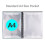 A4 Music Score Folder 40 Pockets Black, Durable PP, 32x25cm 3