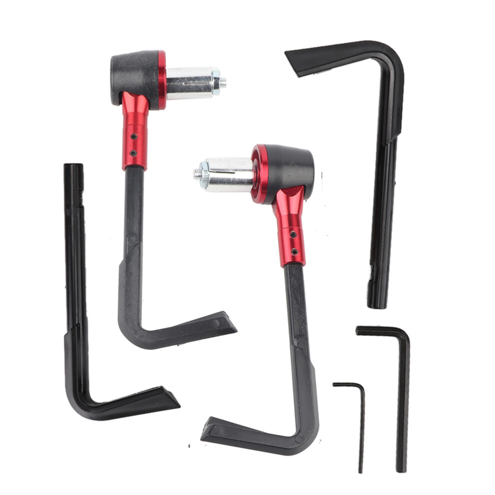 Cnc Motorbike Handgrip Guard Brake Levers Protect Red 8320539641881