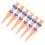 6 Stück Blaue PE Kunststoff Golf Tees Langlebig Bikini-Form 78mm 14