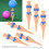 6 Stück Blaue PE Kunststoff Golf Tees Langlebig Bikini-Form 78mm 5