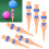 6 Stück Blaue PE Kunststoff Golf Tees Langlebig Bikini-Form 78mm 10