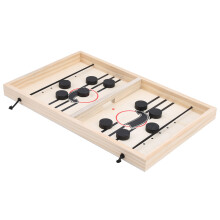 Holzgummispielplatz 35x22x2,5cm 2-in-1 Schlachtspielzeug