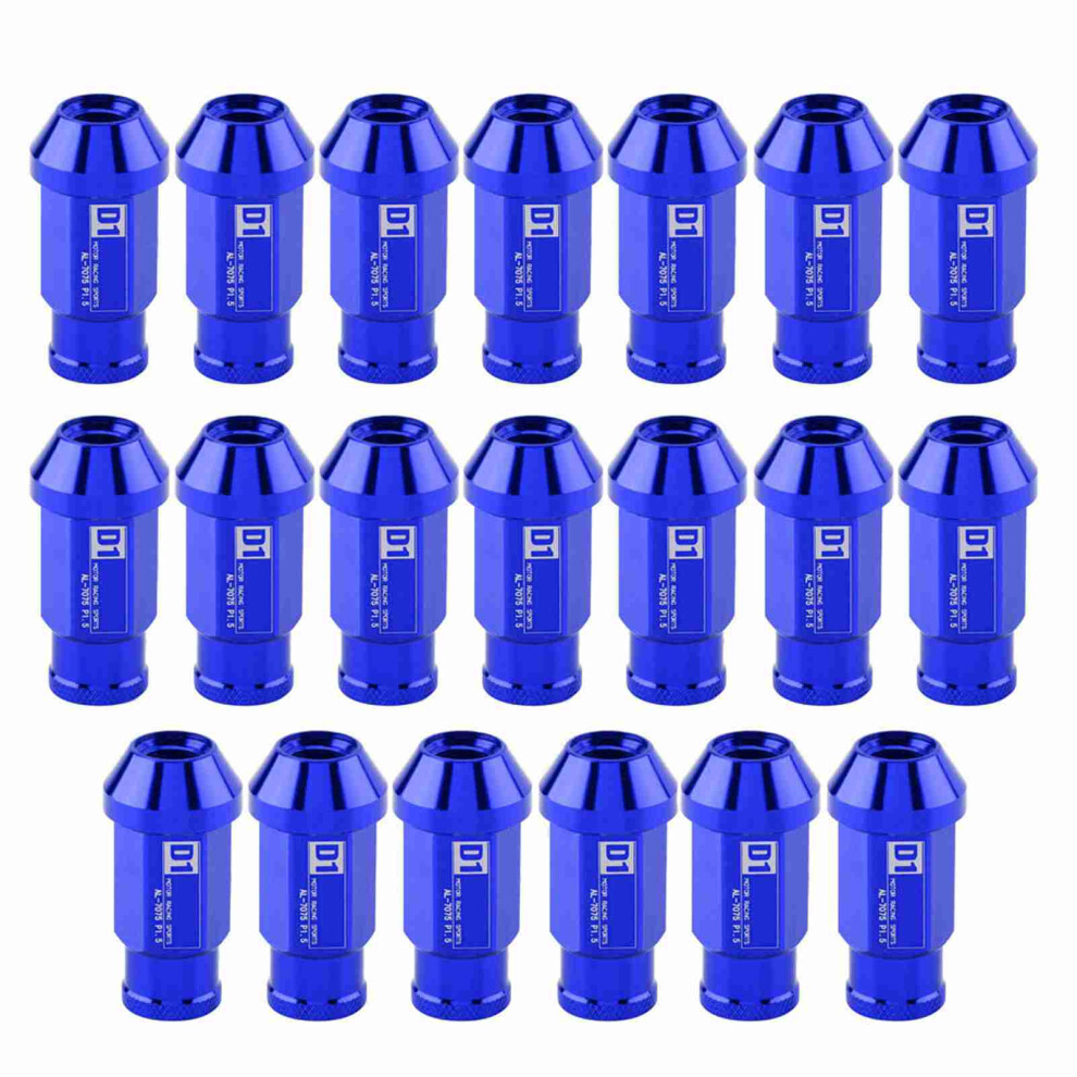 Car Tire Screw Racing Wheel Aluminum Nut M12x1.5 Blue 8320539643663