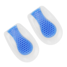Silicone-Schockabsorption Heel Cup Einlegesohlen Schuhkissenpads Elastisch Sport 35-40
