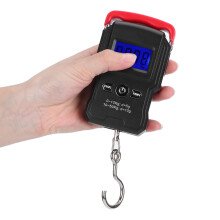 50 kg LCD Digital Hängeskaala Mini Elektronischer Angelwaage mit Haken