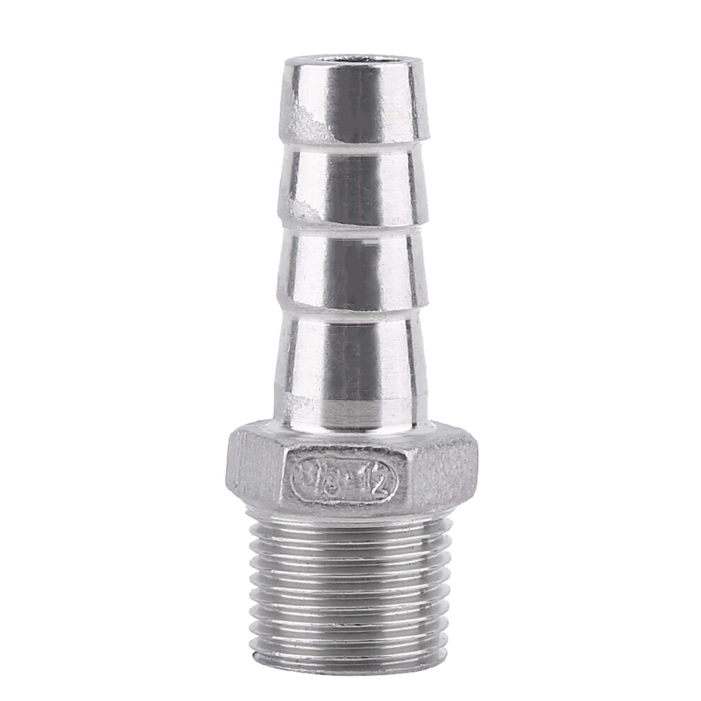Stainless Steel Male Thread Pipe Fitting Barb Hose