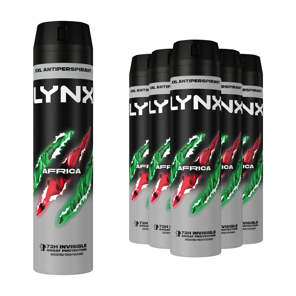 Lynx Limited Edition Fifa Africa Anti-Perspirant Aerosol Deo Spray 250Ml, 6 Pk