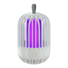 (White) Electric Pest Lamp Rechargeable Large Range Insect Light Control