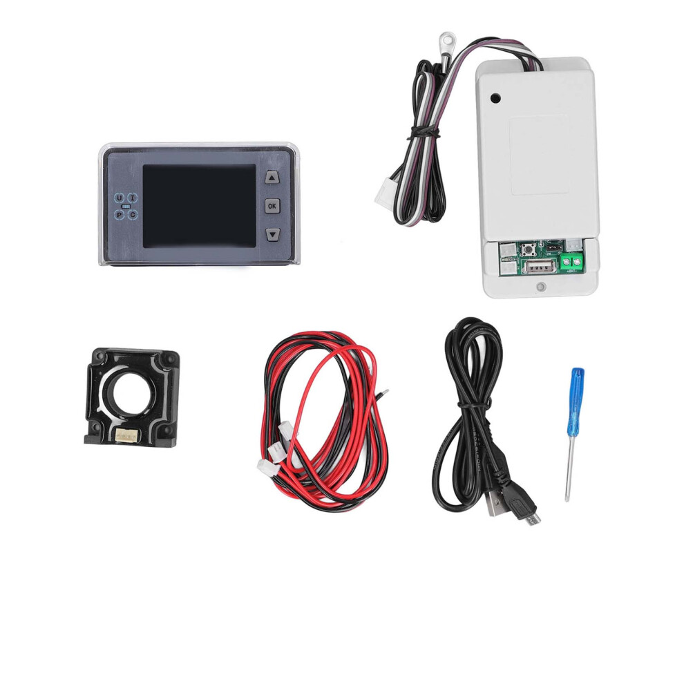 (100A500V) Wireless Voltage Ammeter 100/200/300/500A LCD Measuring Device Battery-image-OPC-PK96F7J-NEW