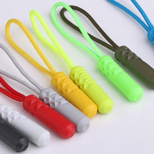 Zipper Slider Pull Tab Replacement, Universal Zipper Repair Kit, Durable Metal Zipper Pulls, 8 Pack Zipper Accessories 2