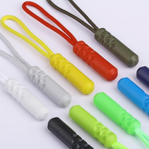 Zipper Slider Pull Tab Replacement, Universal Zipper Repair Kit, Durable Metal Zipper Pulls, 8 Pack Zipper Accessories 1