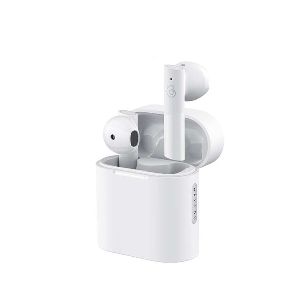 (White) Haylou Wireless Earbud Type-C Interface USB Charging In-ear Earphone-image-OPC-PK96FPC-NEW