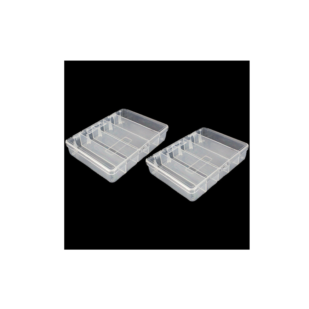 2PCS Fishing Tackle Box Lightweight Storage Boxes Fall Resistance Lure-image-OPC-PK96GHR-NEW