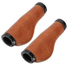 GUB G-611 Fahrradgriffe mit Schloss 22,2 mm lenker Weiches Leder mit Stickerei