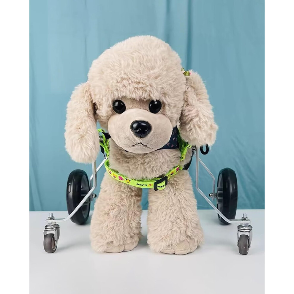 Pet Wheelchair with 4 Wheels for Disabled Dogs and Cats, Size M, Mobility Aid for Front and Hind Legs, Durable Support
