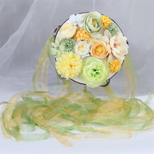 Three-dimensional Tambourine Instrument Vintage Style With Flower Hand-cranked Tambourine With Air Snakes Color A