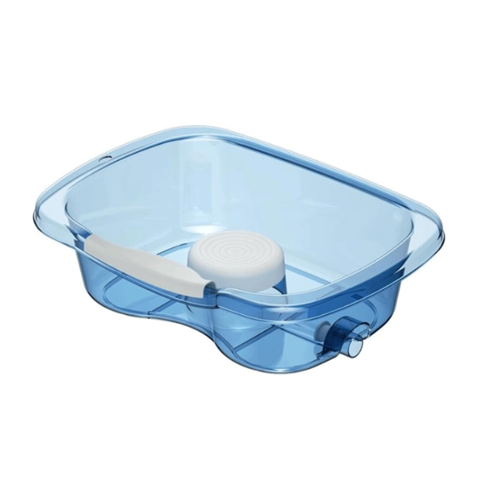 Blue Hair Rinse Basin For Elderly And Bedridden Patients, Wash Hair In Bed, No Bending Shampoo Basin, Comfortable Design