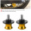 2pcs 8mm Motorcycle CNC Rear Stand Swing Arm Spool 6