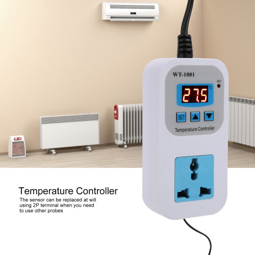 Digital-Temperaturregler 10A, -50~110, einstellbar, WT-1001 2