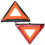 Foldable Car Reflective Triangle Emergency Fault 4