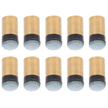 10 Stück Pool-Kopffutter Kupfer + Rinderhaut 12mm/13mm Ersatz