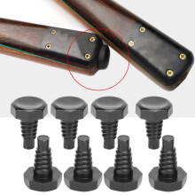 15 Stück Snooker Pool Cue Endkappen – Robuste Stoßfängerschutzkappen
