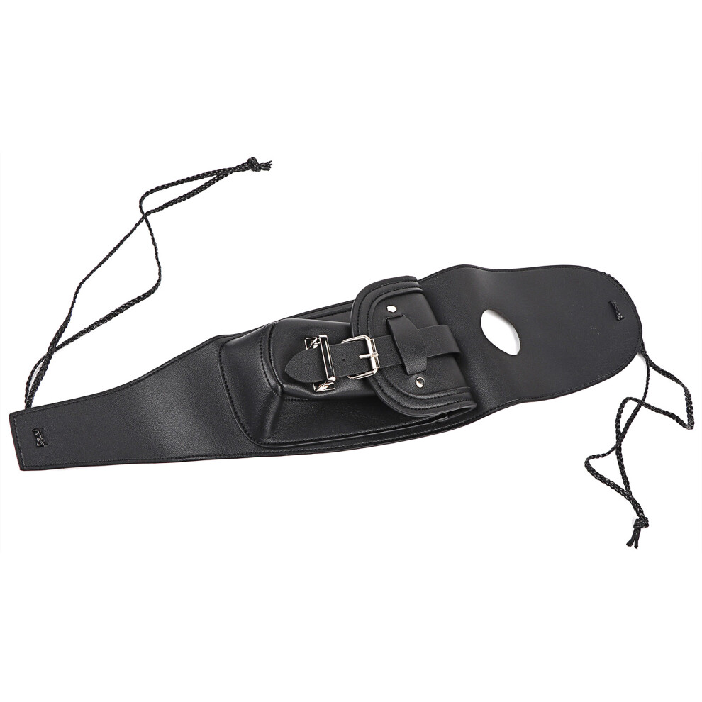 Universal Motorcycle Pu Leather Fuel Tank Black 8320539646442