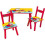 T'CHOUPI Rectangular table 41.5x61x42 cm + 2 chairs 49.5x31x31.5cm 1
