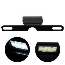 CNC Aluminium Motorradkennzeichenleuchte 6 LED Rücklicht Schwarz FM