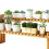 Table Top Bamboo Plant Stand Desktop Flower Shelf 5