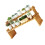 Table Top Bamboo Plant Stand Desktop Flower Shelf 3