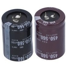 2pcs Aluminum Electrolytic Capacitor 450V 560μF
