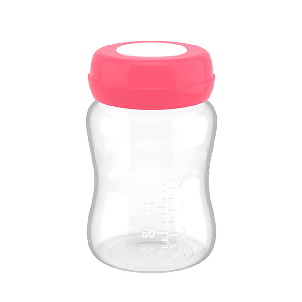 Breastmilk Bottles 4PCS 180ml Wide Caliber Leakproof Freezer Bottles with Silicone Gasket for Safe Storage