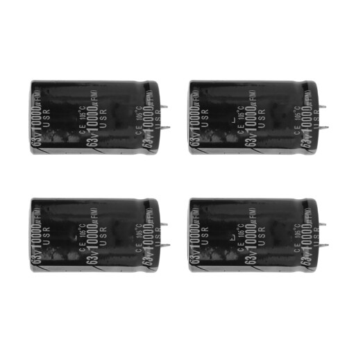 4Pcs 30*50mm Audio Electrolytic Capacitor 10000uF 1