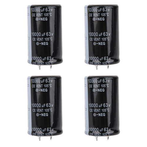 4Pcs 30*50mm Audio Electrolytic Capacitor 10000uF