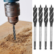 4 Stück Holzbohrmaschinenbohrer Metall-Lochsägen 15 mm Durchmesser Sechskantaufnahme Cutter