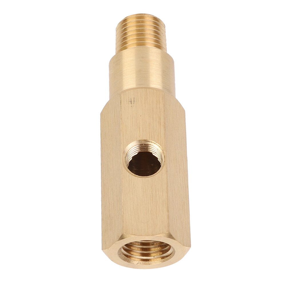 Oil Pressure Gauge Adapter 1/4 Npt Brass T Piece 8320539647982