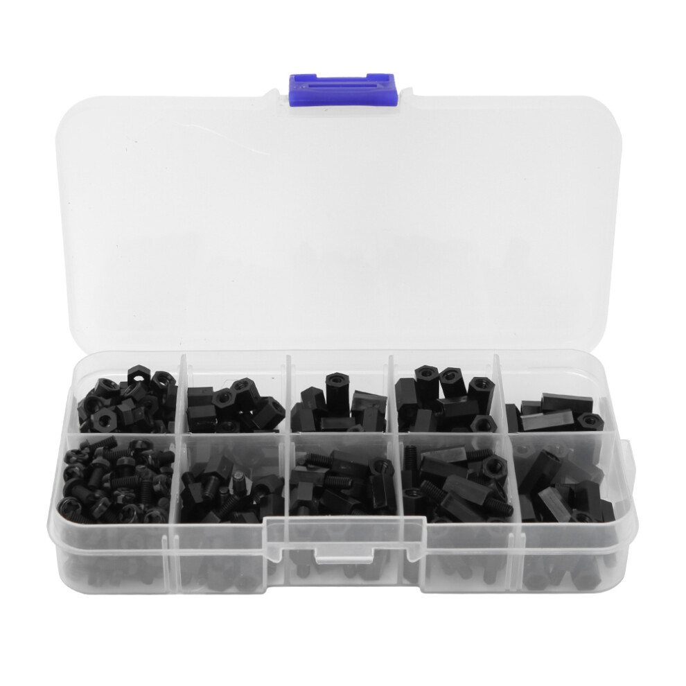 300 Pcs Nylon Standoff Nut Screw F F F M M3 8320539647944