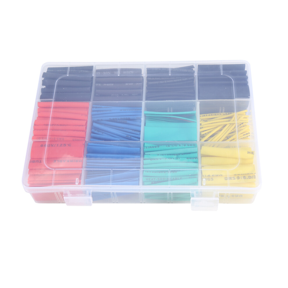 530Pcs 2:1 Heat Shrink Tubing Halogen free Tube