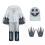 2025 Στολή Δάσους Ελάφι Κουκουβάγια Cosplay Halloween Ζώο Top Pants Μάσκα Γάντι Σετ 1